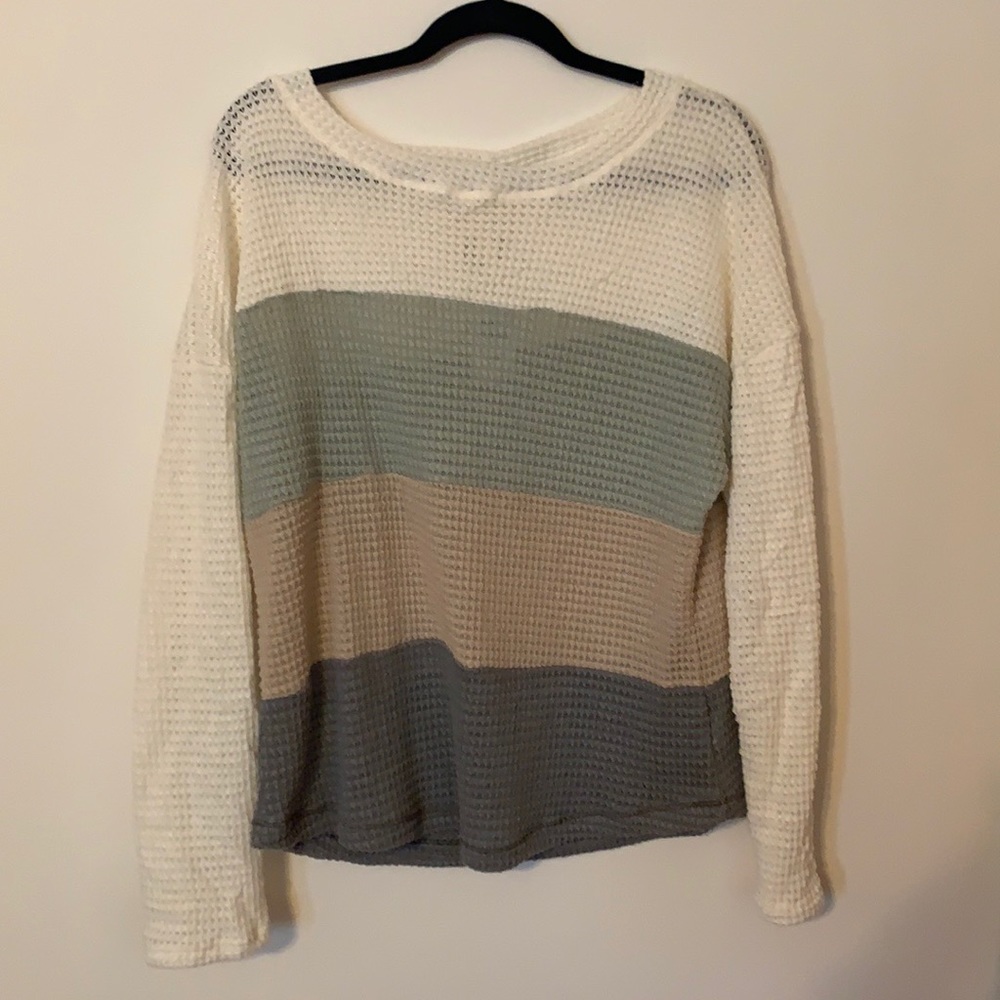 NWT Blu Pepper Colorblock Long Sleeve